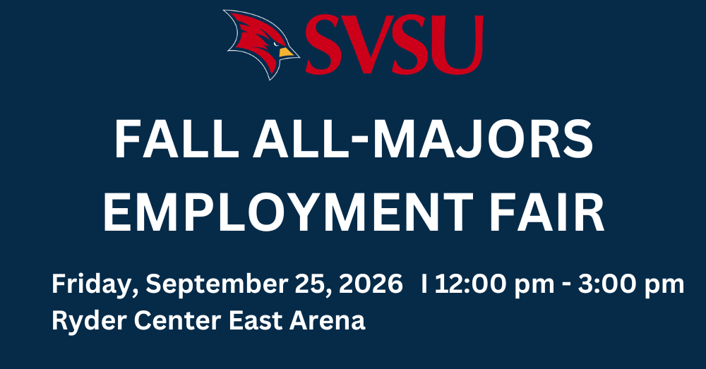 2026 Fall all majors employment fair on September 25